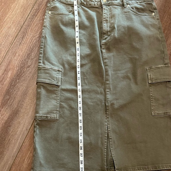 Michael Kors Green Denim Skirt - Picture 7 of 7